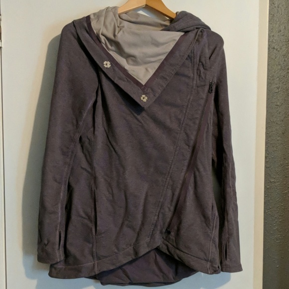 Lululemon wrap sweater heather purple size 8 - Picture 1 of 4